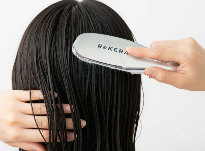 【今だけサシェ付・完全正規品】リケラ ディープグロスブラシ -Re KERA Deep Gloss Brush- さらさら ツヤ髪 保湿 補修 熱ケア