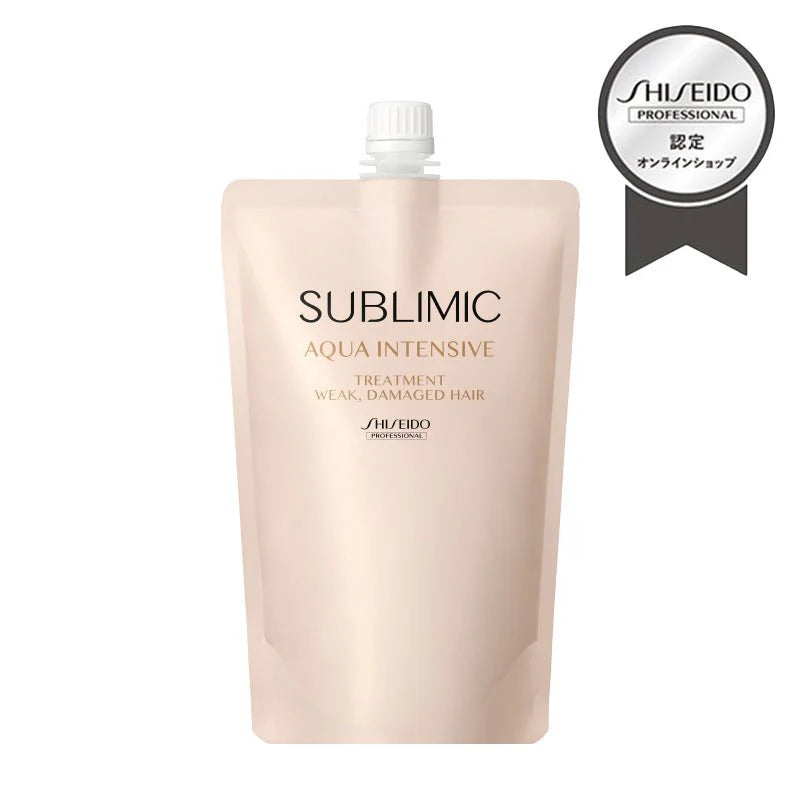 SUBLIMIC サブリミック アクアインテンシブ トリートメントW 弱った髪用 450g詰替