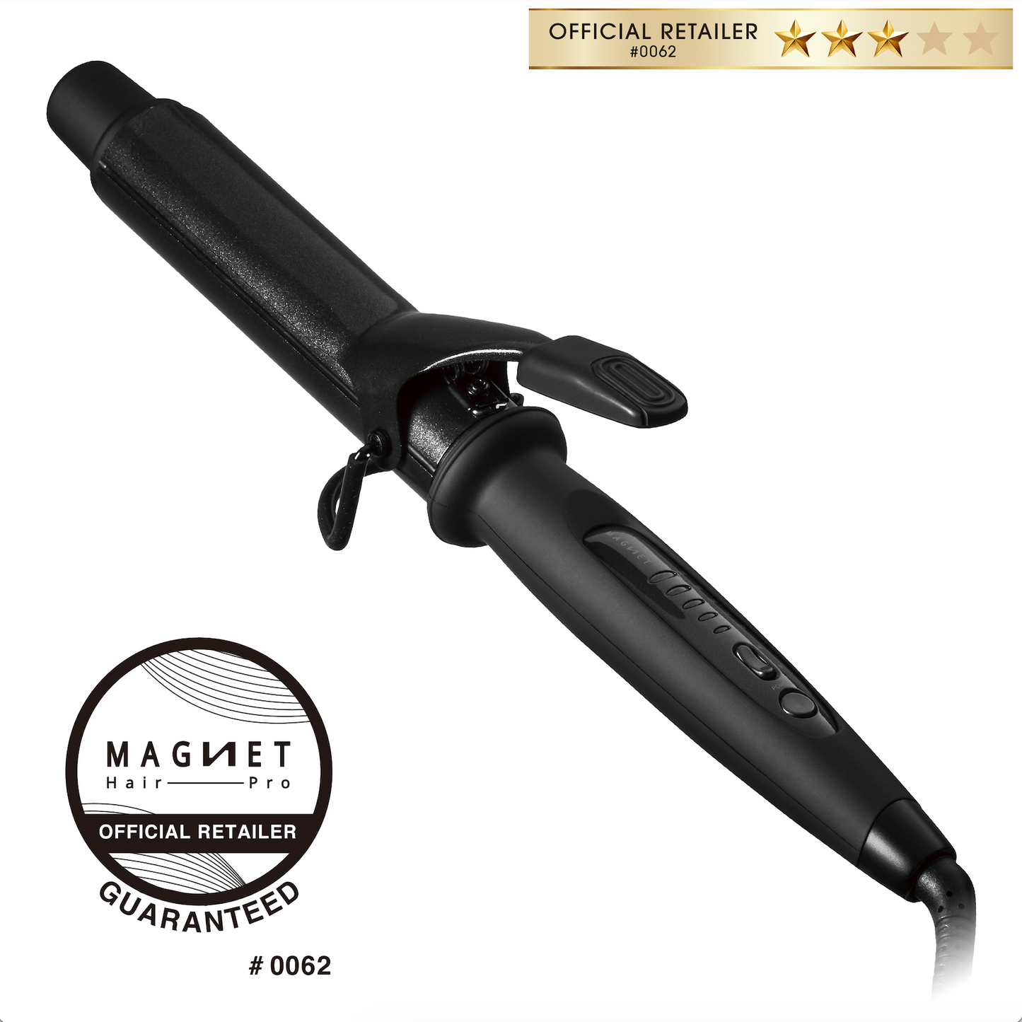 【今だけ限定ショッパー付・SALE開催中】マグネットヘアプロ カールアイロン 38mm