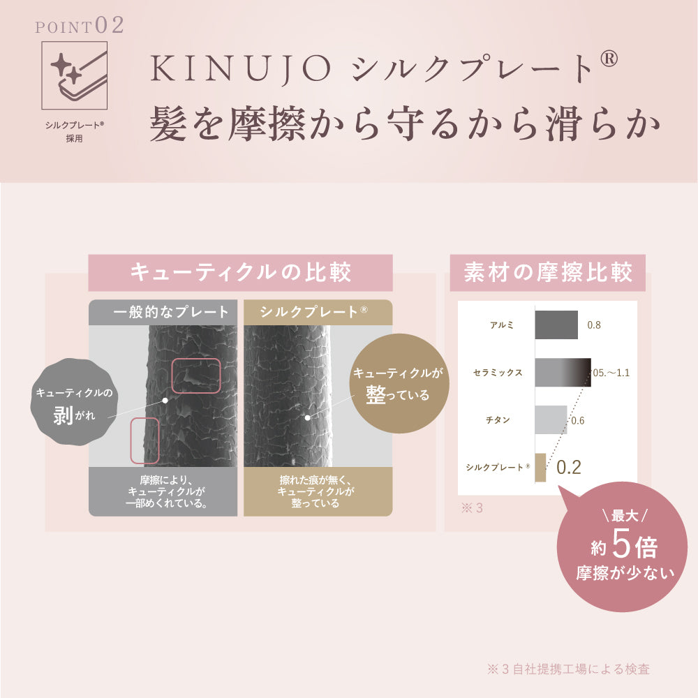 KINUJO キヌージョ 2WAYアイロン [2W01]