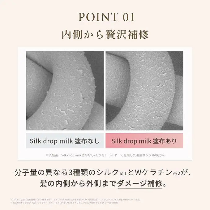 KINUJO Silk drop milk (シルク ドロップ ミルク) 116g