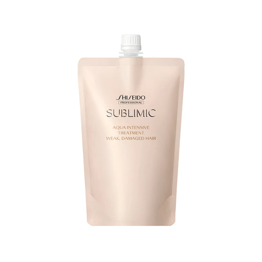 SUBLIMIC サブリミック アクアインテンシブ トリートメントW 弱った髪用 450g詰替 - FILMS ONLINE STORE