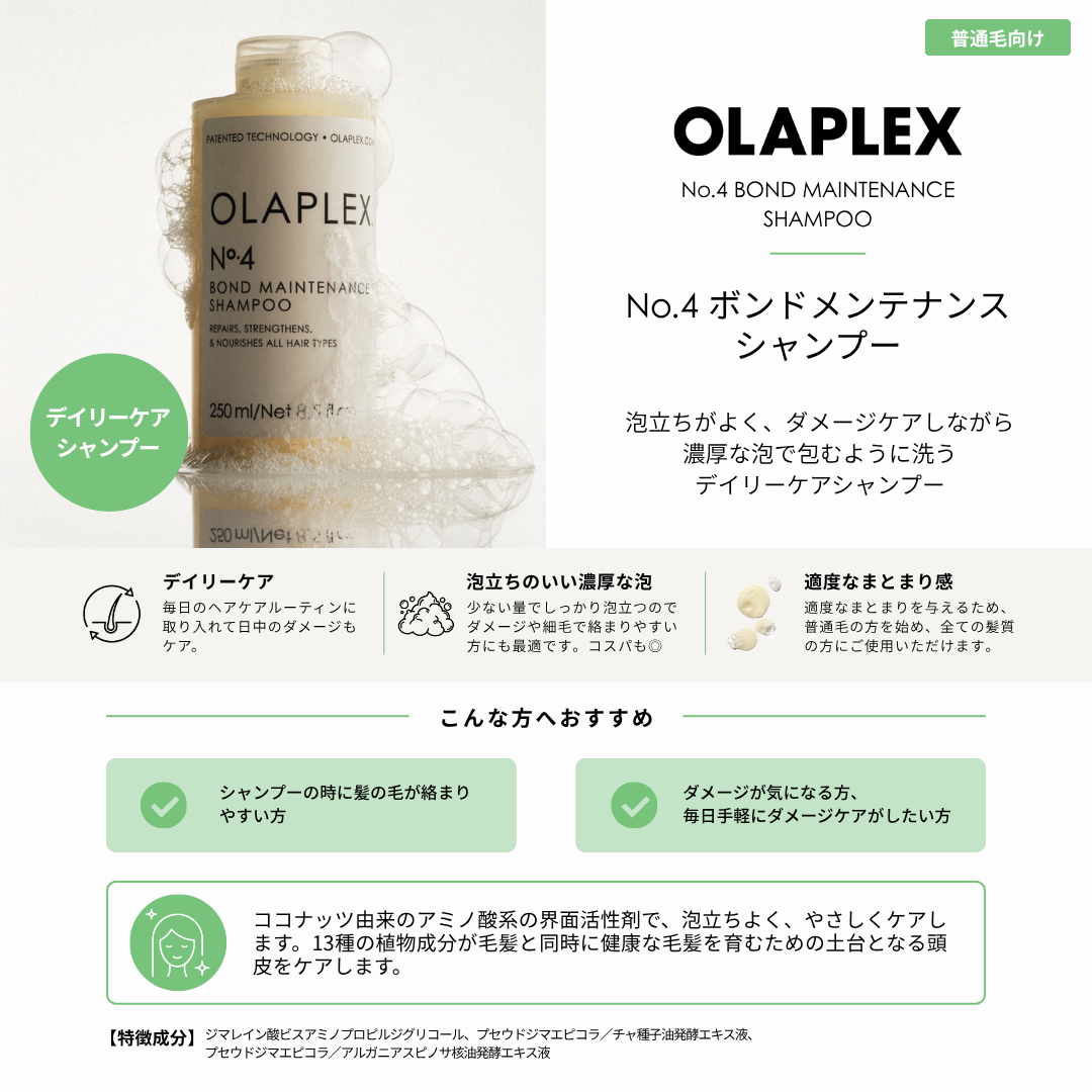 オラプレックス No.4 ボンドメンテナンス シャンプー250ml / 1000ml