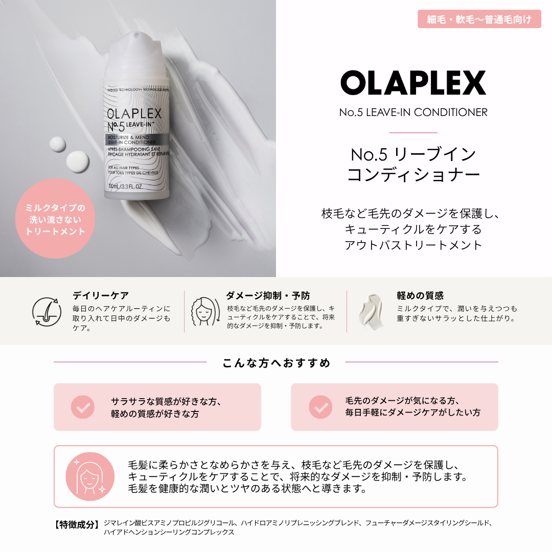 オラプレックス No.5 リーブイン コンディショナー 100ml