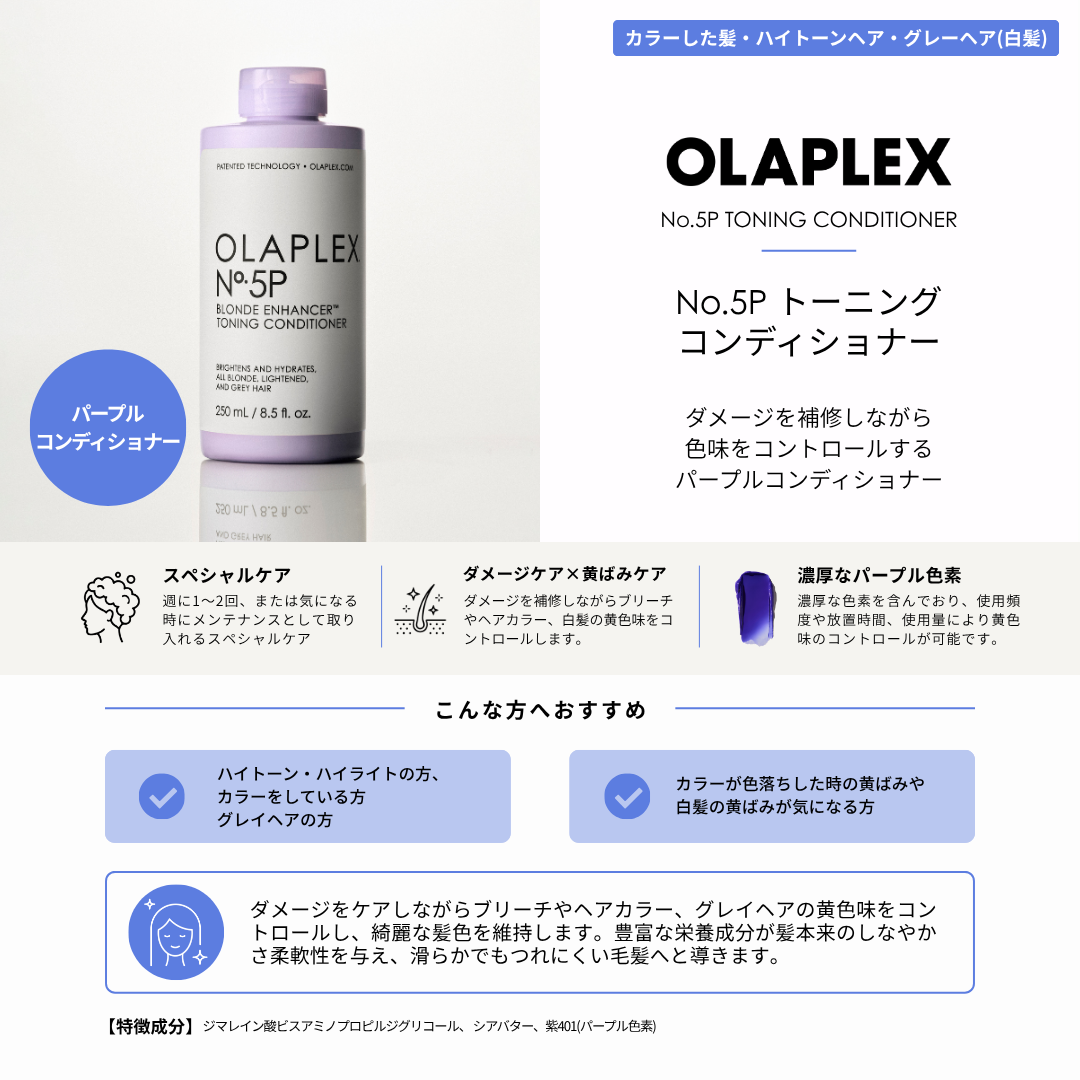オラプレックス No.5P トーニング コンディショナー 250ml / 1000ml