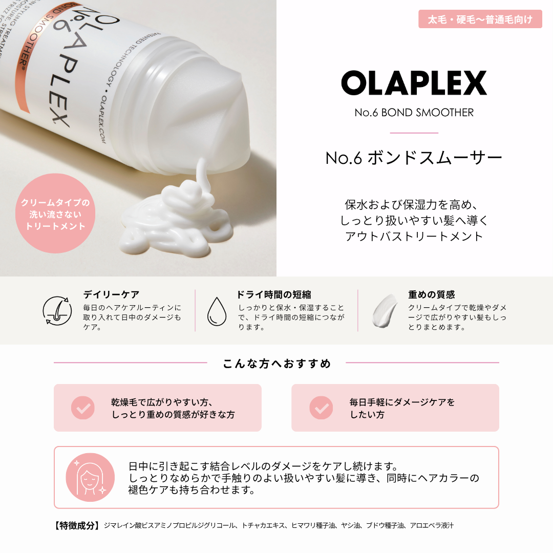 オラプレックス No.6 ボンドスムーサー 100ml
