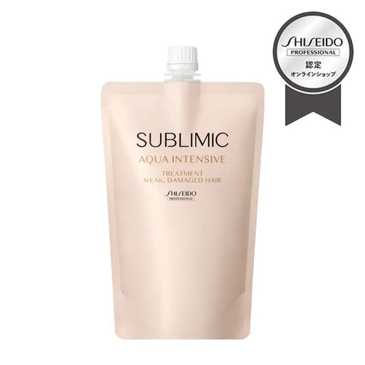SUBLIMIC サブリミック アクアインテンシブ トリートメントW 弱った髪用 450g詰替